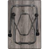 MIZA ZA KAMPIRANJE BRUNNER LINEAR 115, SIVA