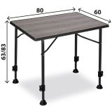 MIZA ZA KAMPIRANJE BRUNNER LINEAR 80, SIVA