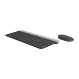 TIPKOVNICA LOGITECH SLIM MK470 + MIŠKA MK470 BREZŽIČNA GRAFITNA