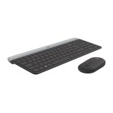 TIPKOVNICA LOGITECH SLIM MK470 + MIŠKA MK470 BREZŽIČNA GRAFITNA