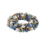 VENČEK GLOSSTYLE MODRI Z VRVICO PREMERA 24 CM