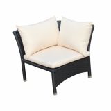 GARNITURA UMETNI RATAN BIVA MODUS 5-DELNA, BEŽ BLAZINE