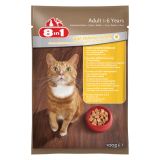 MOKRA HRANA ZA MAČKA 8 IN 1 HRANA 8IN1 ODRASLE MAČKE, PURAN, 100G VREČKA