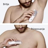 MOŠKI UREJEVALNIK BRAUN ZA TELO BG 5550 +6 NASTAVKOV