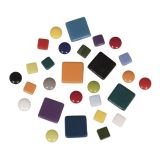 MOZAIK TESSERA (PRIBL. 395 KOS), MEŠANI TONI, 10X10MM, 20X20MM, O 12MM, 500G