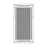 SCHELLENBERG ZAŠČITNA MREŽA ZA SVETLOBNE JAŠKE 60X120 CM S TELESKOPSKIM OKVIRJEM