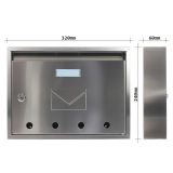 NABIRALNIK ROTTNER IMOLA 240X320X60MM NERJAVNI