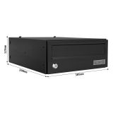 NABIRALNIK ROTTNER MODULARNI 125X305X390MM, ČRNA