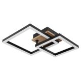 NADGRADNA STROP. SVETILKA GLOBO BARD 15W WW ČRNA / LES