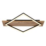 NADGRADNA STROP. SVETILKA GLOBO BEATRIX LED 18W 950LM 3000K 46.7 CM LES-ČRNA