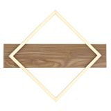 NADGRADNA STROP. SVETILKA GLOBO BEATRIX LED 18W 950LM 3000K 46.7 CM LES-ČRNA