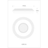 NADGRADNA STROP. SVETILKA GLOBO PILLO 24W CCT