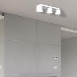 NADGRADNA STROP. SVETILKA MILAGRO DIXIE BELA 3XGX53 MLP7540