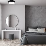 NADGRADNA STROP. SVETILKA MILAGRO OHIO ČRNA 24W LED 45CM ML3832