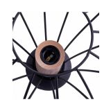 NADGRADNA STROP. SVETILKA MILAGRO WILL BLACK 1XE27 MLP4189