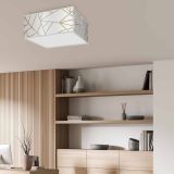 NADGRADNA STROP. SVETILKA MILAGRO ZIGGY BELA 2XE27 MLP7563