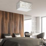 NADGRADNA STROP. SVETILKA MILAGRO ZIGGY BELA 2XE27 MLP7563