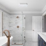NADGRADNA STROP. SVETILKA RABALUX SAMIRA 48W KVADRATNA BELA