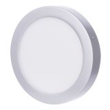 LED PANEL EMOS 18W NW SREBRNI, OKROGLI NADGRADNI