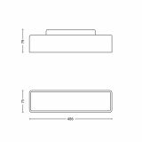STROPNA SVETILKA PEACE 1X36W 2G11