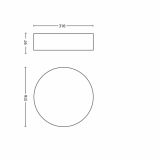 NADGRADNA STROP. SVETILKA PHILIPS VELOUR 2X23W E27 30175/87/16 SIVA