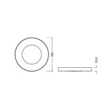 NADGRADNI LED PANEL OSRAM LIGHTIFY SURFACE WHEEL 28W 230V FI 28CM