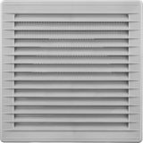 ZRAČNIK BREZ REGULACIJE AIRROXY NADO. REŠETKA FI 150 SIVA 170X170 Z MREŽICO