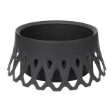 ZUNANJA SKLEDA NAGROBNA SKLEDA ANTRACIT Z UTEŽJO SAMOZALIVALNA