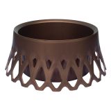 ZUNANJA SKLEDA NAGROBNA SKLEDA BRONZ Z UTEŽJO SAMOZALIVALNA