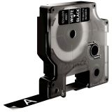 NALEPKE IN TRAKOVI DYMO D1 TRAK 12 MM BELA NA ČRNI, 45021