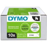 NALEPKE IN TRAKOVI DYMO D1 TRAK 12 MM ČRNA NA BELI, PAK. 10/1