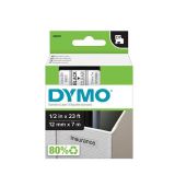 NALEPKE IN TRAKOVI DYMO D1 TRAK 12 MM ČRNA NA POZORNI, 450100
