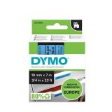 NALEPKE IN TRAKOVI DYMO D1 TRAK 19 MM ČRNA NA MODRI, 45806