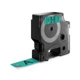 NALEPKE IN TRAKOVI DYMO D1 TRAK 19 MM ČRNA NA ZELENI, 458090