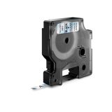 NALEPKE IN TRAKOVI DYMO D1 TRAK 6 MM ČRNA NA PROZORNI, 43610