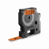NALEPKE IN TRAKOVI DYMO DURABLE TRAK 12 MM D1, ČRNA NA ORANŽNI