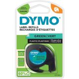 NALEPKE IN TRAKOVI DYMO LT TRAK 12 MM ČRNA NA ZELENI, 91204