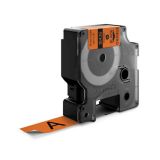 NALEPKE IN TRAKOVI RHINO IND TRAK 19 MM ČRNA NA ORANŽNI, VINIL