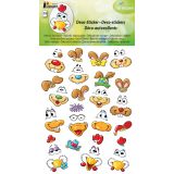 ZABAVNE NALEPKE RAČKE IN ZAJČKI 2/1