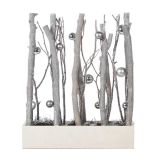 NAMIZNA DEKORACIJA GLOSSTYLE BREZE NAMIZNA DEKORACIJA V PODSTAVKU 40X12X49 CM