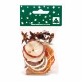 NAMIZNA DEKORACIJA R+W SUH DEKOR ZA ADVENT 35 G POMARANČE/CIMENT/JANEŽEVE