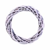 NAMIZNA DEKORACIJA R+W VENEC BELI RATAN FI 30 CM