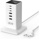 NAMIZNA POLNILNA POSTAJA TESSAN CS04-EU-WH Z 3X USB-C IN 3X USB-A ,30W