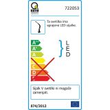 NAMIZNA SVETILKA ESTO AMIDA 1X5W SMD LED ČRNA