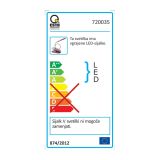 NAMIZNA SVETILKA ESTO BELLO 1X3.2W SMD LED ROZA/ZLATA