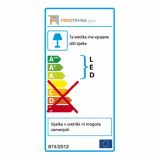 NAMIZNA SVETILKA FEROTEHNA 125 SREBRNA 3W LED