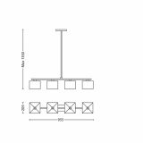 NAMIZNA SVETILKA PHILIPS ELY 4X42W E14 36676/31/16 BELA