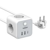 NAMIZNI RAZDELILEC TESSAN 301C 3X VTIČNICA, 2X USB-A, 1X USB-C