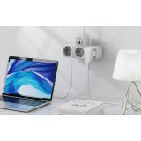 NAMIZNI RAZDELILEC TESSAN 323X-C 3X VTIČNICA, 2X USB-A, 1X USB-C, 15 CM KABEL