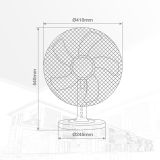 NAMIZNI VENTILATOR GSC MACOMIA 41CM 45W